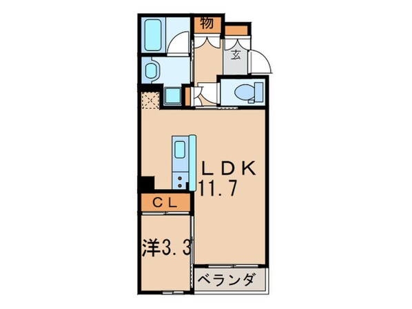 Ｓｈｅｌｌ　Ｐｏｏｌ　Ⅵの物件間取画像